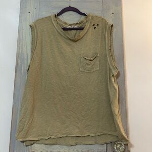 Free People Distressed Top